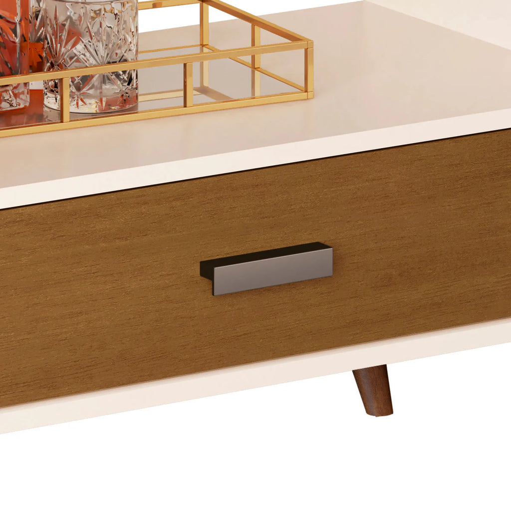 Boahaus Ashbourne Bar Cabinet with Wine Rack & Storage | Modern Design