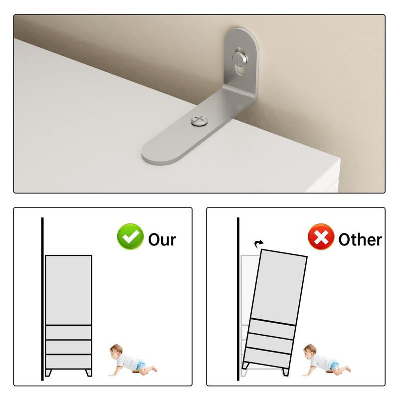 VOWNER Freestanding Wardrobe, 71" High Closet with 2 Doors and 3 Drawers, Bedroom, Living Room