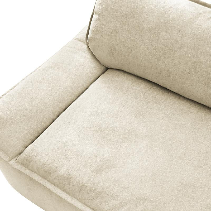 Hulala Anorea Effortless Mobility and Boneless Sofa, Modern Design with Elegant Details, Comfortable All-Foam Construction, Compressed Packaging