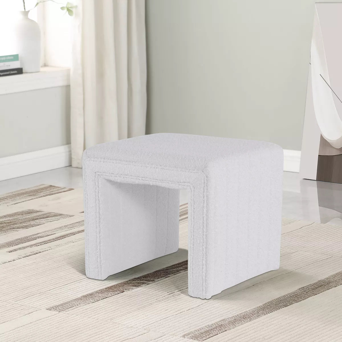 Modern Channel Ottoman - Homepop