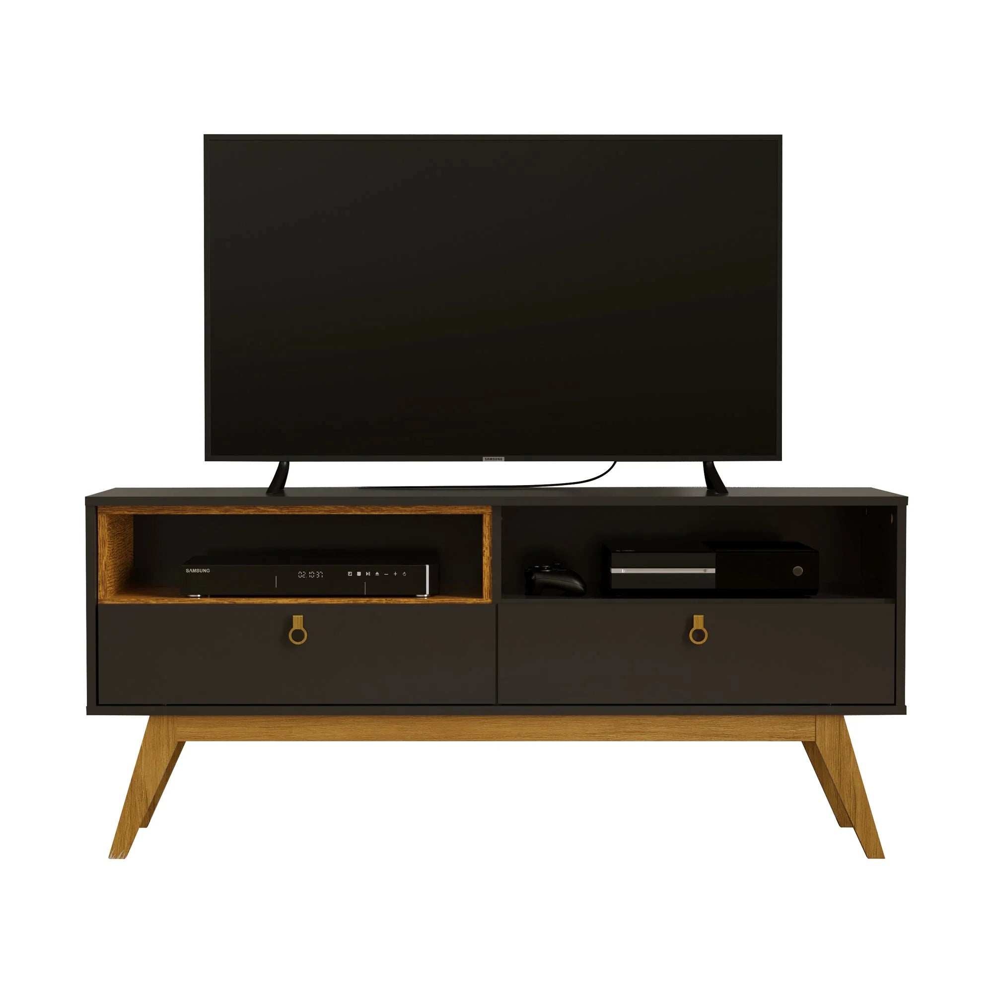 Boahaus Baltimore TV Stand | Modern Elegance with Storage for 55" Tvs